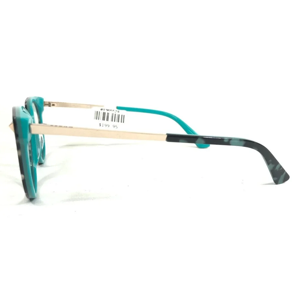 Guess Eyeglasses Frames GU2799 095 Black Blue Gold Round Full Rim 52-16-140